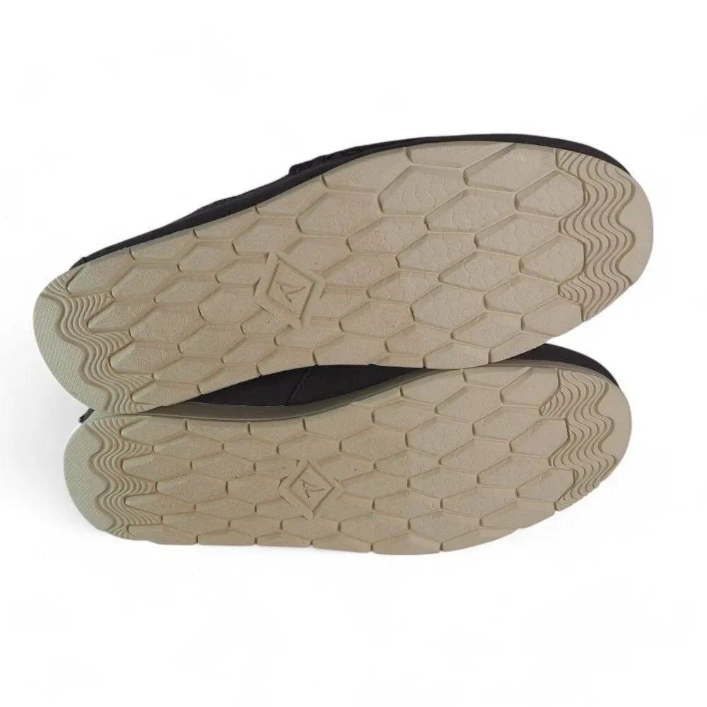 Sperry Moc-Sider Quilted Nylon Casual Shoes Grey STS87050‎ Women's 8M